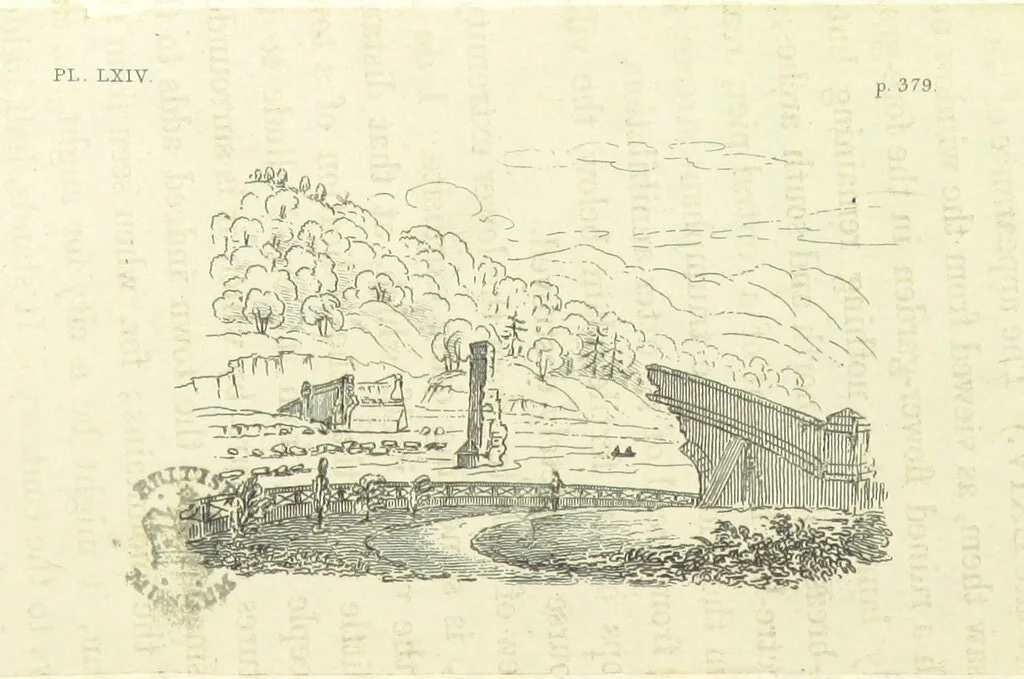 An illustration from An Account of the great Floods of August 1829, in the Province of Moray, and adjoining districts, 1830, leaf 498