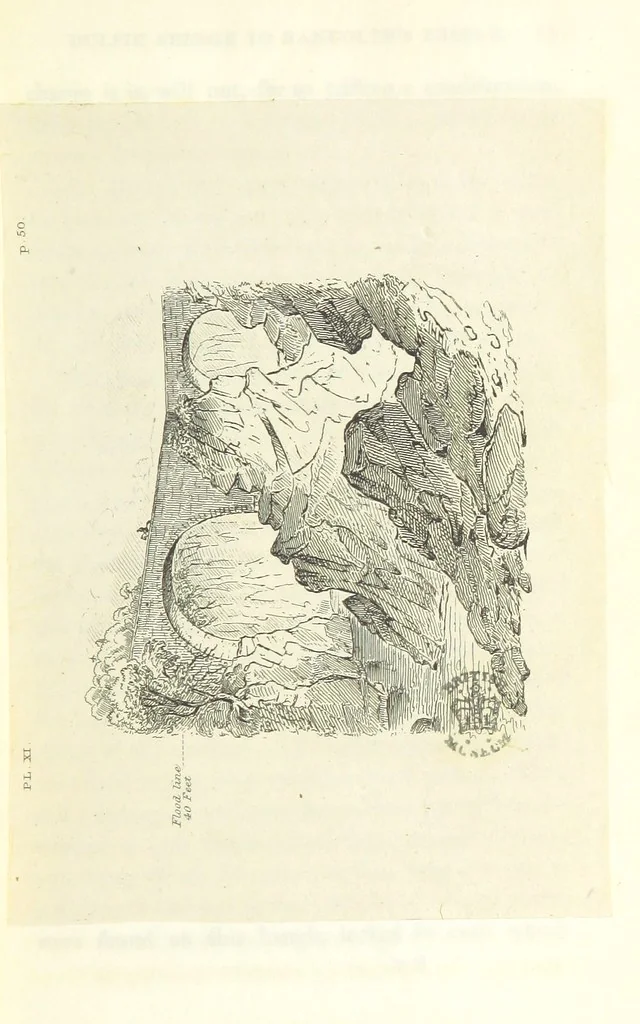 An illustration from An Account of the great Floods of August 1829, in the Province of Moray, and adjoining districts, 1830, leaf 97