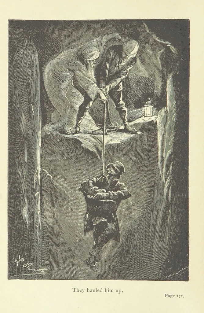 An illustration from The Secret of the Magian: or, the mystery of Ecbatana, etc. [A tale, 1892, leaf 208