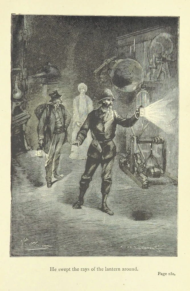 An illustration from The Secret of the Magian: or, the mystery of Ecbatana, etc. [A tale, 1892, leaf 219