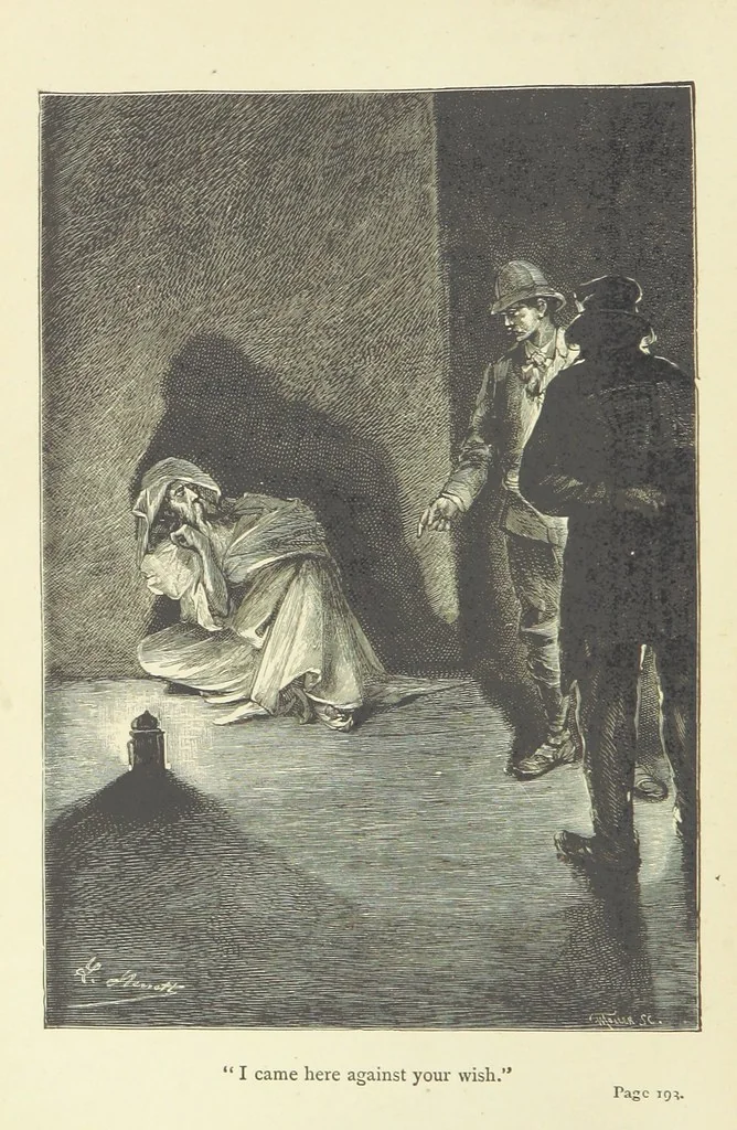 An illustration from The Secret of the Magian: or, the mystery of Ecbatana, etc. [A tale, 1892, leaf 234