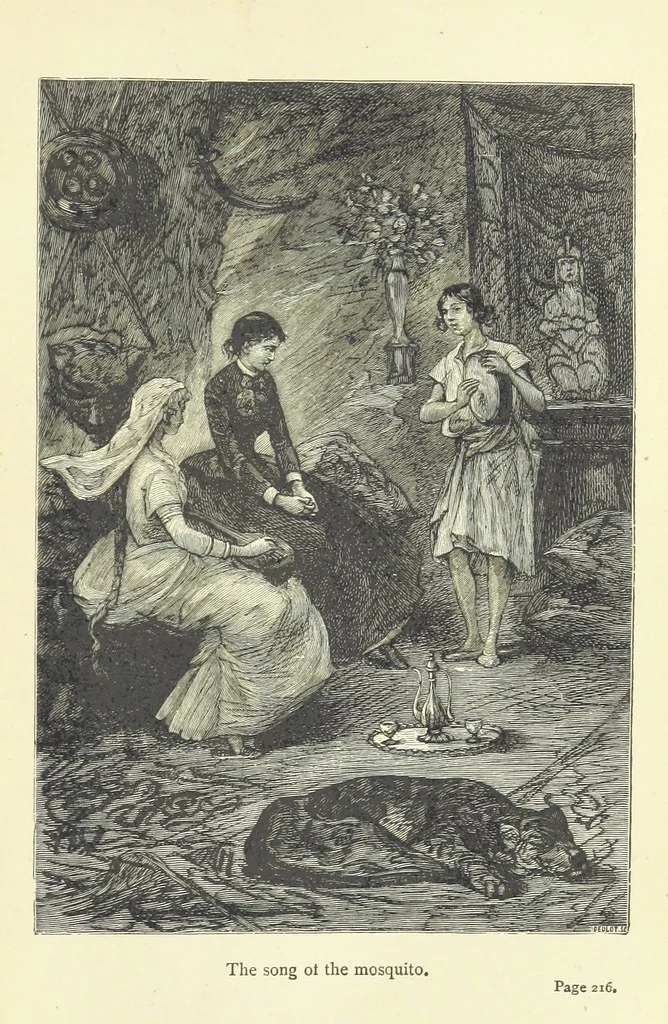 An illustration from The Secret of the Magian: or, the mystery of Ecbatana, etc. [A tale, 1892, leaf 261