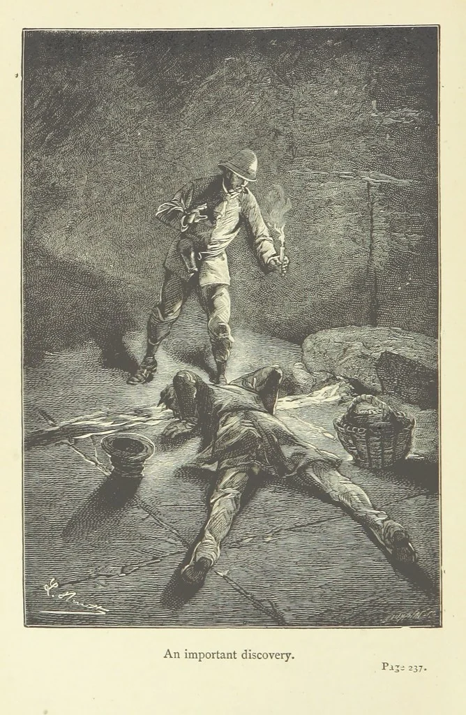 An illustration from The Secret of the Magian: or, the mystery of Ecbatana, etc. [A tale, 1892, leaf 284