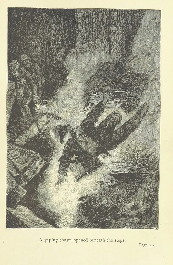 An illustration from The Secret of the Magian: or, the mystery of Ecbatana, etc. [A tale, 1892, leaf 357