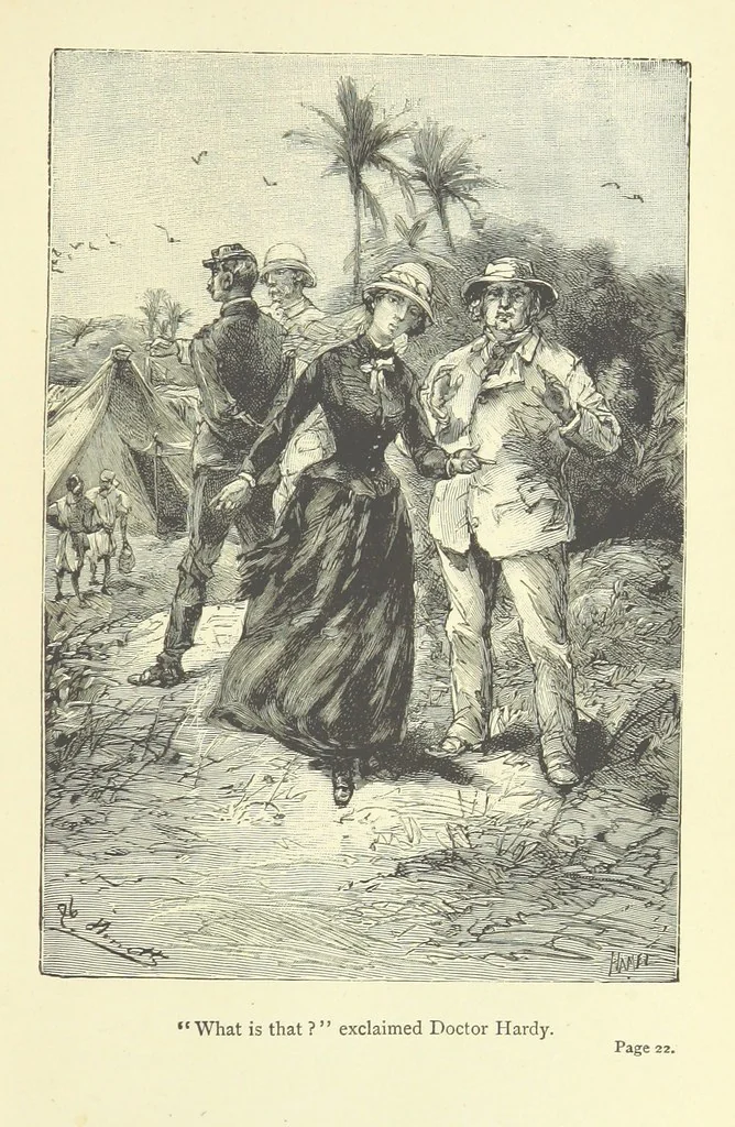 An illustration from The Secret of the Magian: or, the mystery of Ecbatana, etc. [A tale, 1892, leaf 39