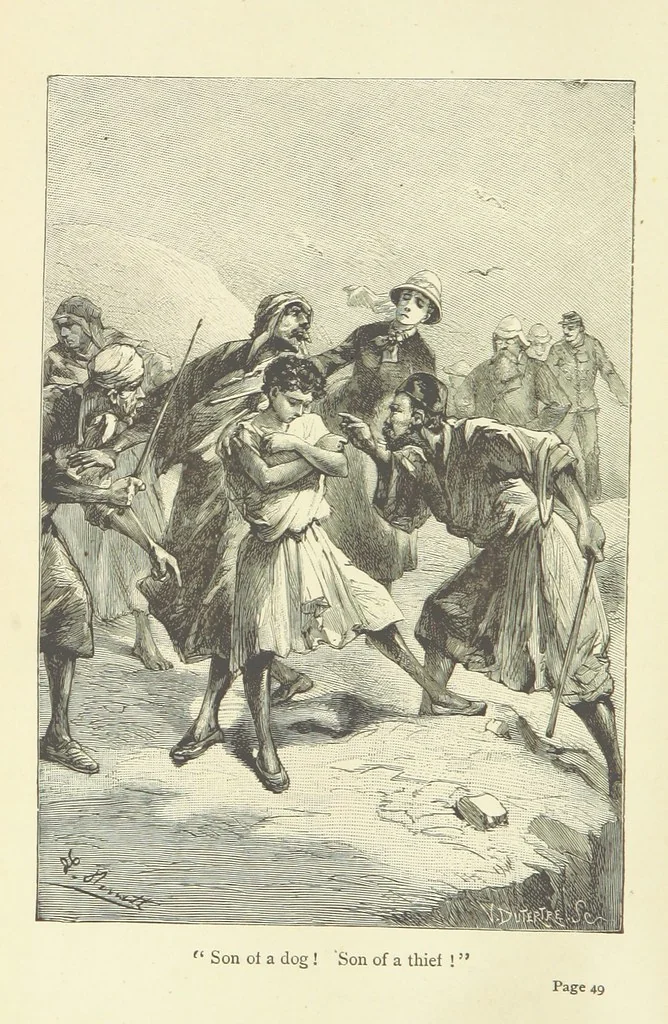 An illustration from The Secret of the Magian: or, the mystery of Ecbatana, etc. [A tale, 1892, leaf 70