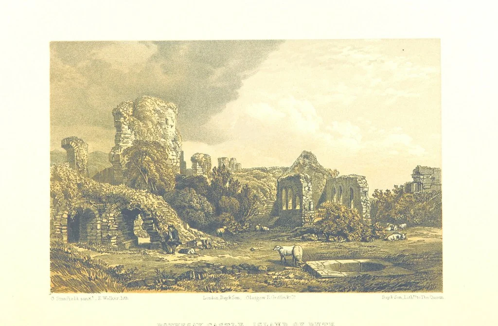 An illustration from Scotland delineated in a series of views by C. Stanfield ... G. Cattermole ... (Sir W. Allan) ...Drawn in lithography by J. D. Harding (Carrick, etc.). With historical, antiquarian and descriptive letterpress by J. P. L, 1858, leaf 338