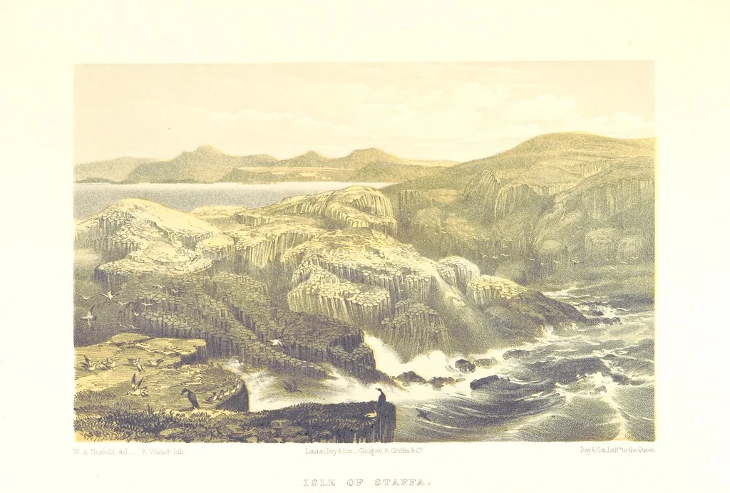 An illustration from Scotland delineated in a series of views by C. Stanfield ... G. Cattermole ... (Sir W. Allan) ...Drawn in lithography by J. D. Harding (Carrick, etc.). With historical, antiquarian and descriptive letterpress by J. P. L, 1858, leaf 353