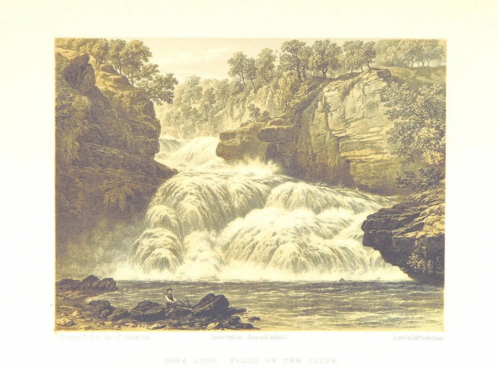 An illustration from Scotland delineated in a series of views by C. Stanfield ... G. Cattermole ... (Sir W. Allan) ...Drawn in lithography by J. D. Harding (Carrick, etc.). With historical, antiquarian and descriptive letterpress by J. P. L, 1858, leaf 421