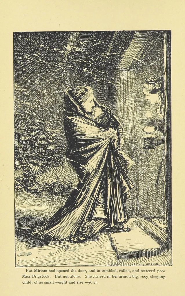 An illustration from The Caged Linnet; or, Love's labour not lost, 1883, leaf 10