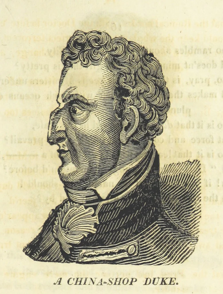An illustration from A Political Lecture on Heads. By the Black Dwarf [i.e. T. J. Wooler] ... Third edition, 1820, leaf 25