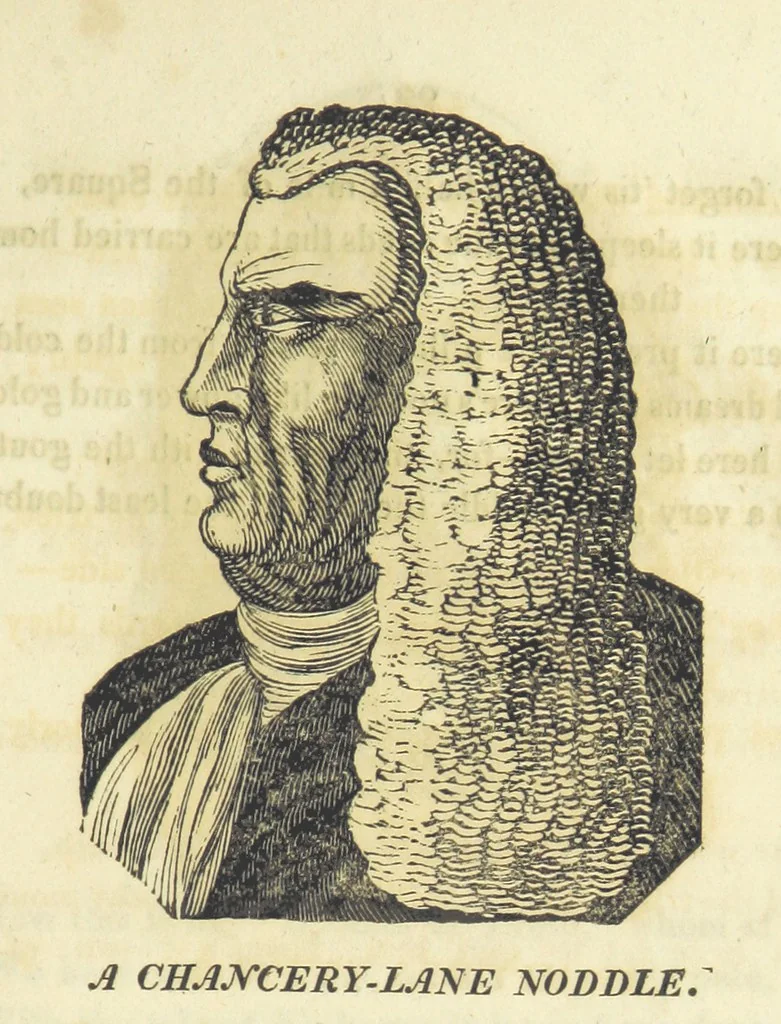 An illustration from A Political Lecture on Heads. By the Black Dwarf [i.e. T. J. Wooler] ... Third edition, 1820, leaf 31