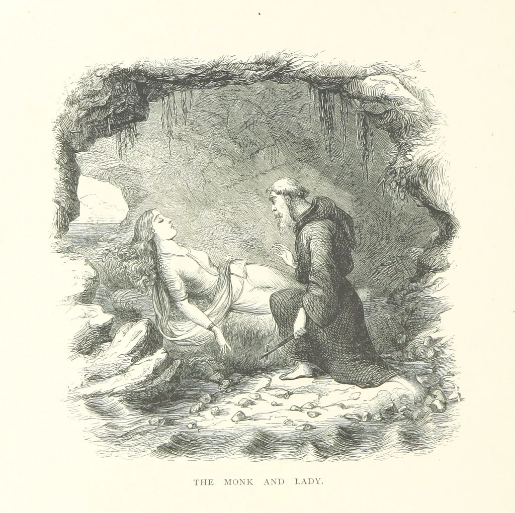 An illustration from Ballads and Legends of Cheshire. [Collected and edited by E. L., with illustrations.] L.P, 1867, leaf 158