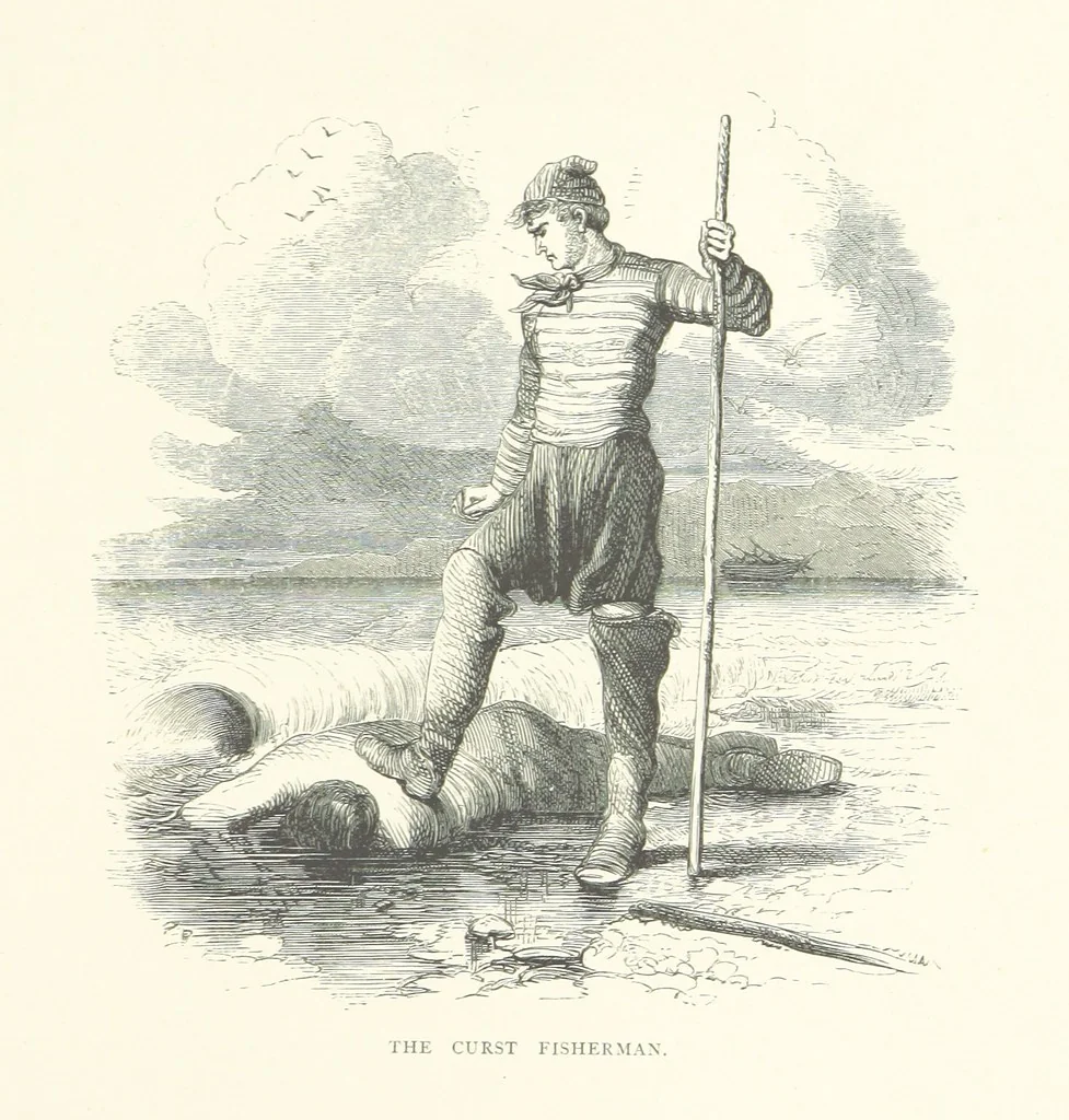 An illustration from Ballads and Legends of Cheshire. [Collected and edited by E. L., with illustrations.] L.P, 1867, leaf 287