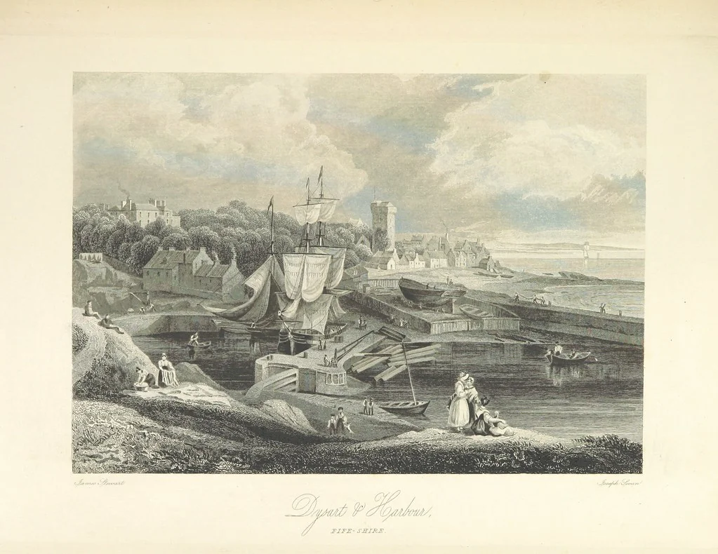 An illustration from History of the County of Fife, from the earliest period to the present time ... With numerous engravings ... on steel ... from original drawings ... by J. Stewart, 1840, leaf 241