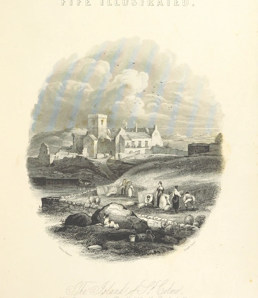 An illustration from History of the County of Fife, from the earliest period to the present time ... With numerous engravings ... on steel ... from original drawings ... by J. Stewart, 1840, leaf 7