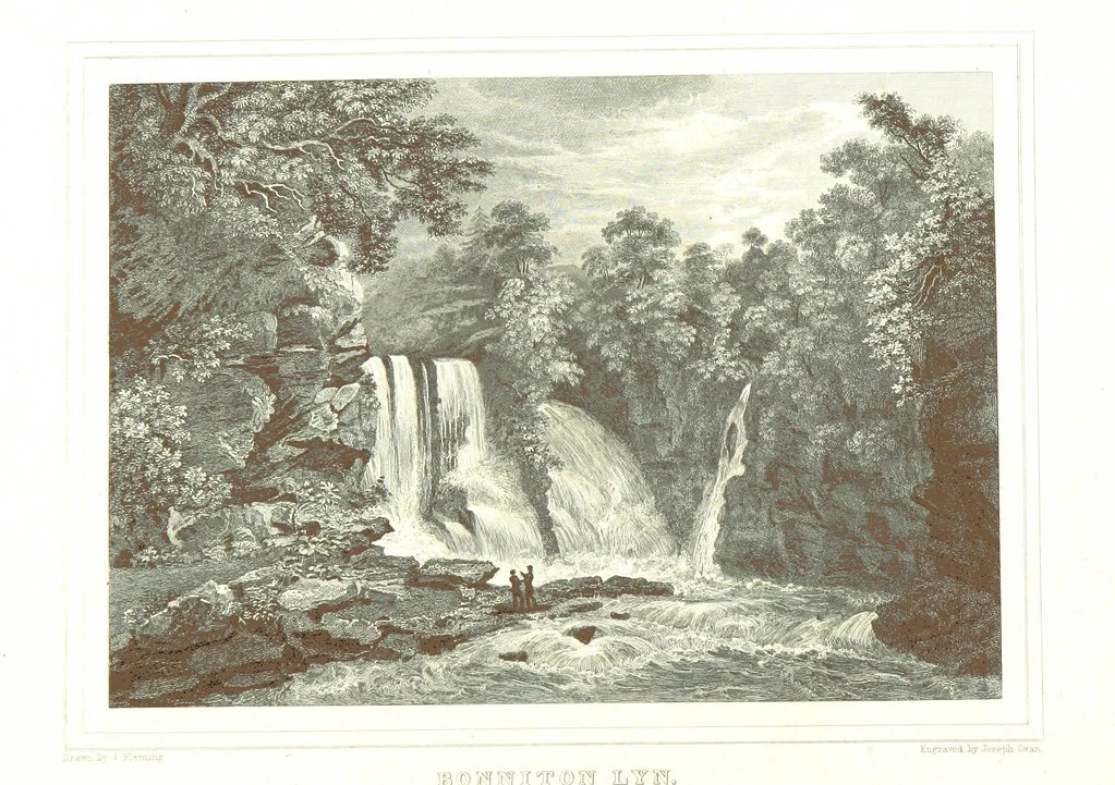 An illustration from Select views on the River Clyde, engraved by J. Swan, from drawings by J. Fleming, with historical and descriptive illustrations by J. M. L, 1830, leaf 30
