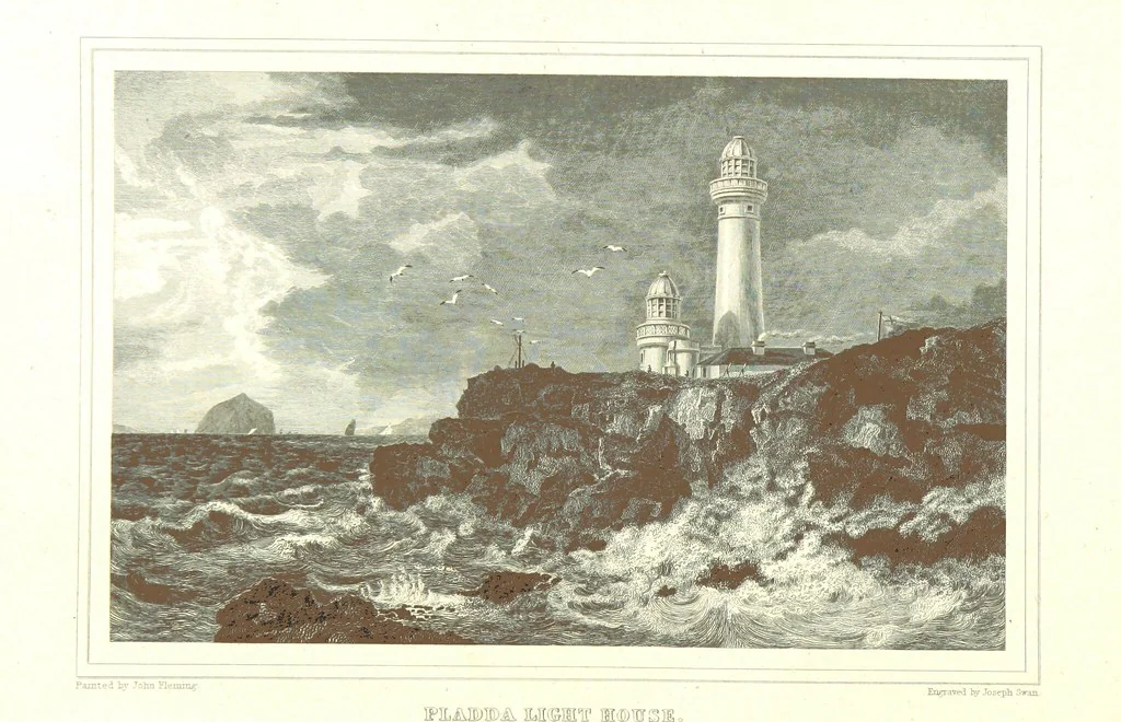 An illustration from Select views on the River Clyde, engraved by J. Swan, from drawings by J. Fleming, with historical and descriptive illustrations by J. M. L, 1830, leaf 320