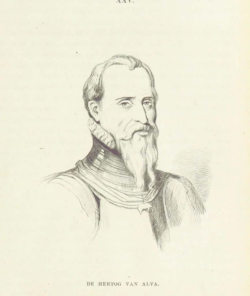 An illustration from Herinneringen uit den worstelstrijd met Spanje ... Met op staal gegraveerde platen, 1853, leaf 111