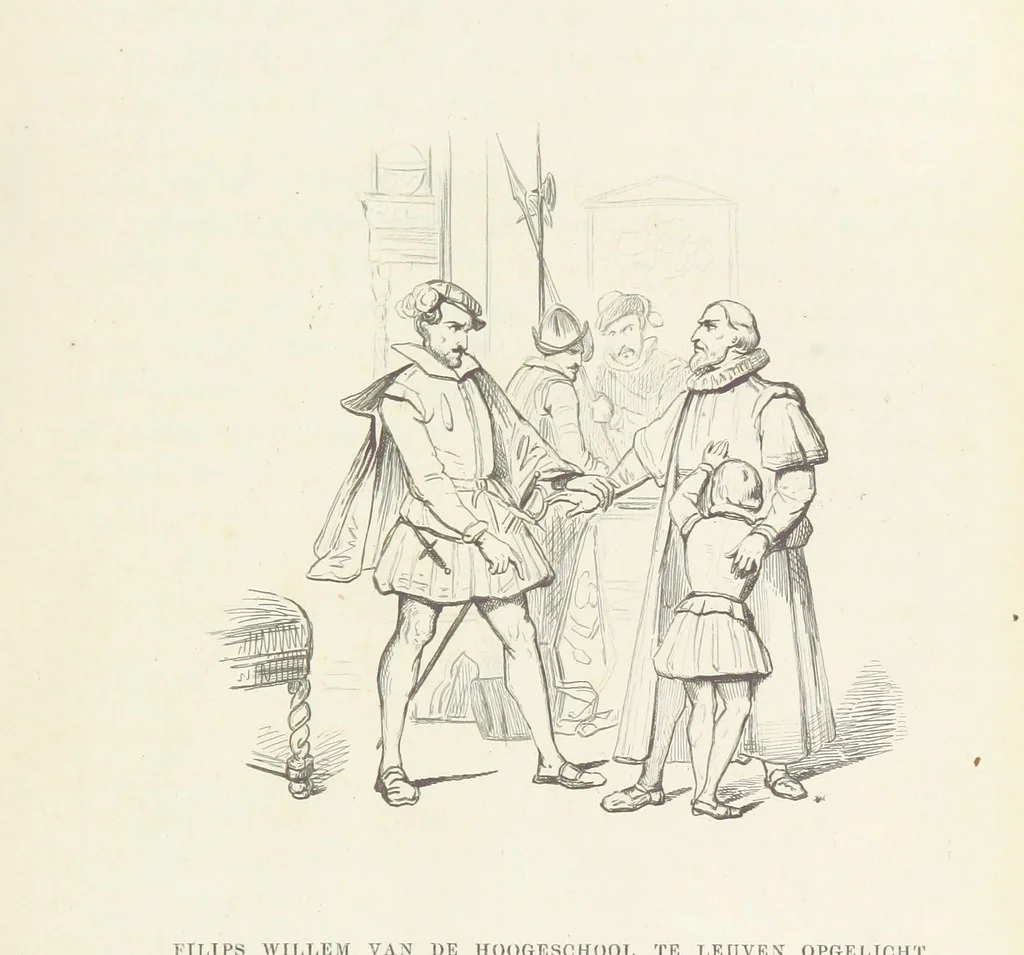 An illustration from Herinneringen uit den worstelstrijd met Spanje ... Met op staal gegraveerde platen, 1853, leaf 119