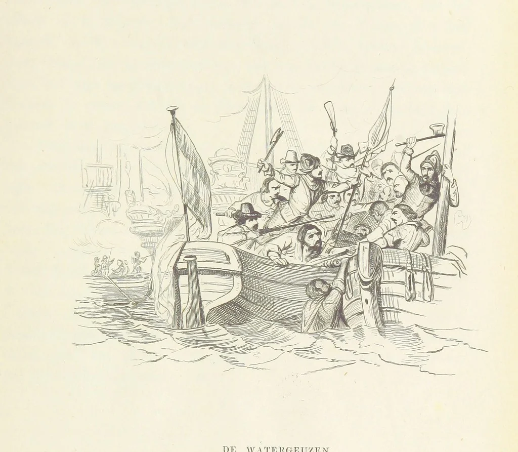 An illustration from Herinneringen uit den worstelstrijd met Spanje ... Met op staal gegraveerde platen, 1853, leaf 147