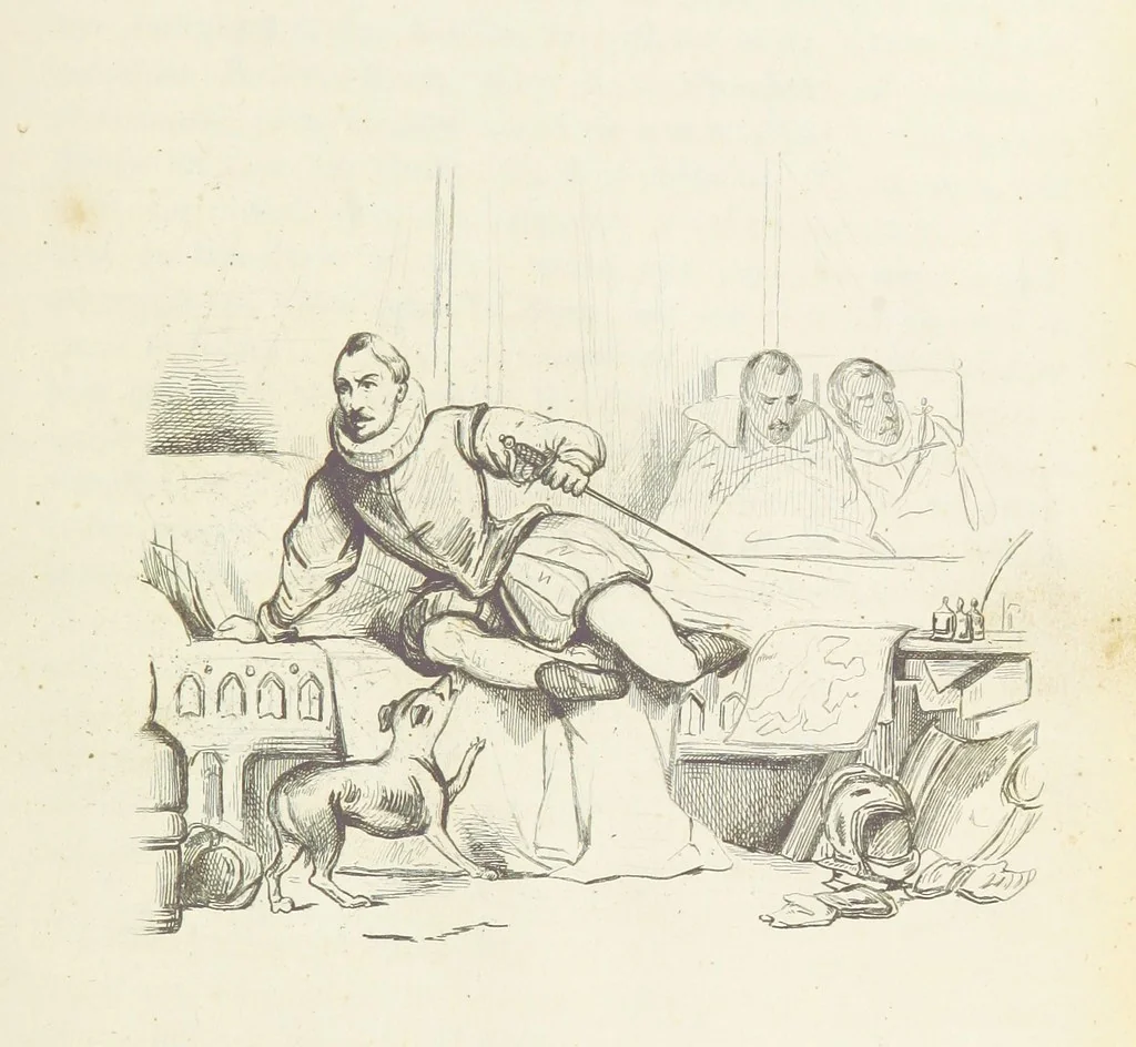 An illustration from Herinneringen uit den worstelstrijd met Spanje ... Met op staal gegraveerde platen, 1853, leaf 163