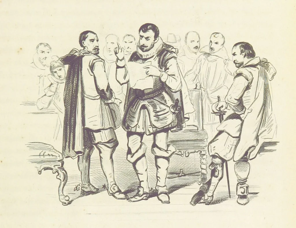 An illustration from Herinneringen uit den worstelstrijd met Spanje ... Met op staal gegraveerde platen, 1853, leaf 179