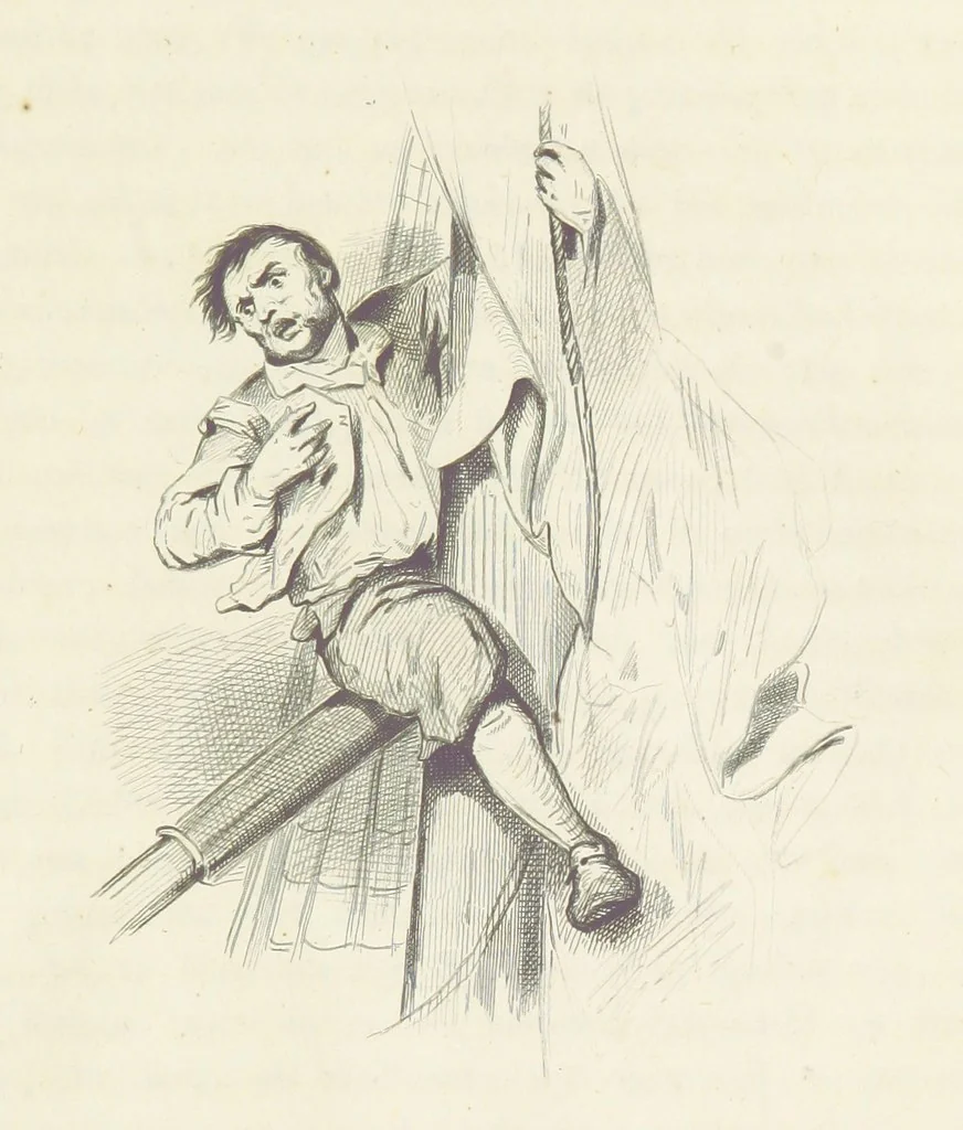 An illustration from Herinneringen uit den worstelstrijd met Spanje ... Met op staal gegraveerde platen, 1853, leaf 183