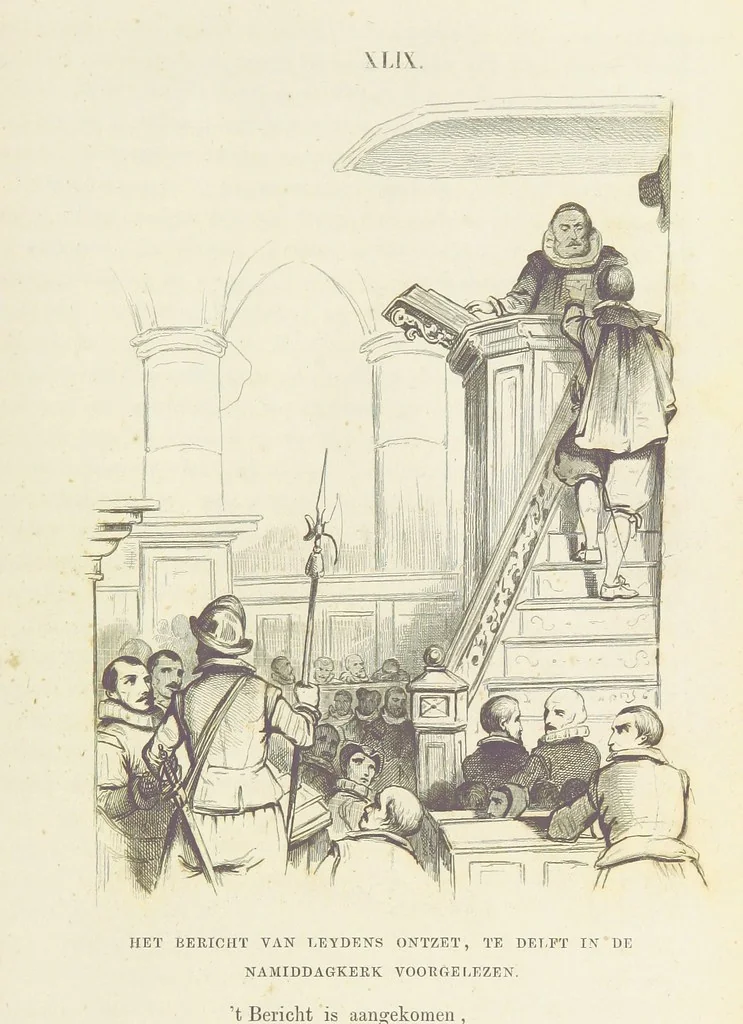 An illustration from Herinneringen uit den worstelstrijd met Spanje ... Met op staal gegraveerde platen, 1853, leaf 207