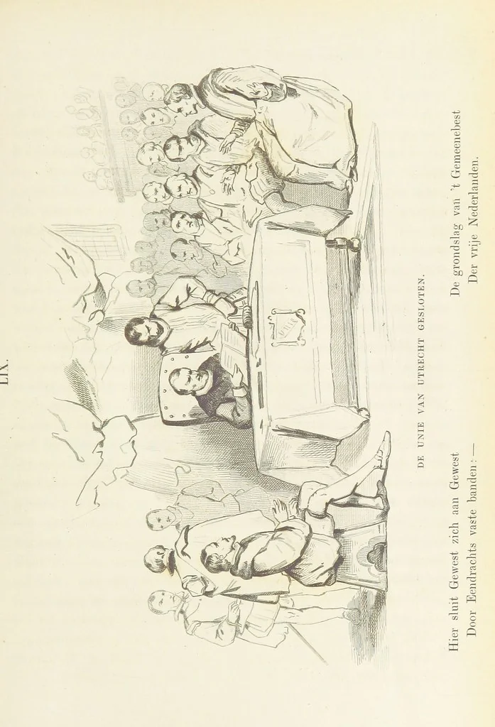 An illustration from Herinneringen uit den worstelstrijd met Spanje ... Met op staal gegraveerde platen, 1853, leaf 247