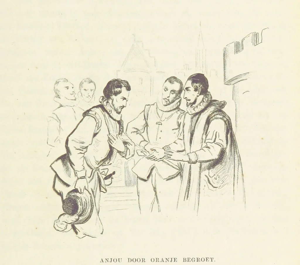 An illustration from Herinneringen uit den worstelstrijd met Spanje ... Met op staal gegraveerde platen, 1853, leaf 267