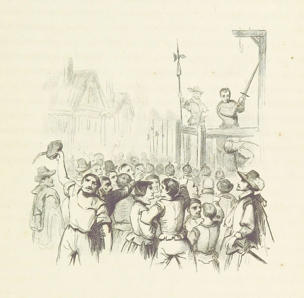 An illustration from Herinneringen uit den worstelstrijd met Spanje ... Met op staal gegraveerde platen, 1853, leaf 295