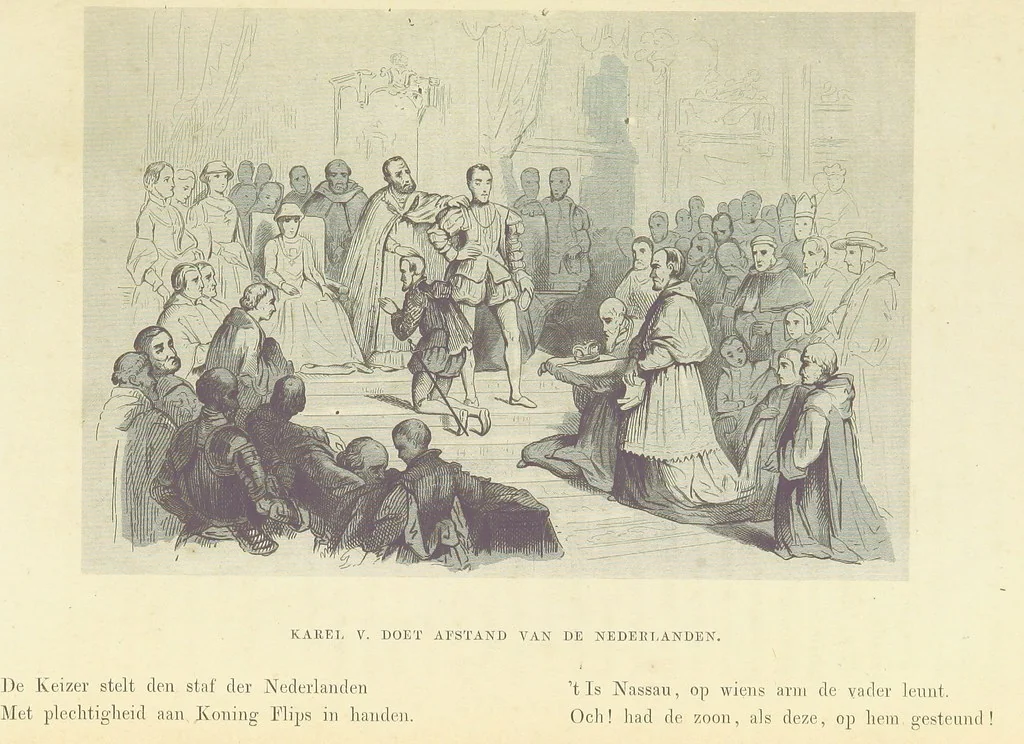 An illustration from Herinneringen uit den worstelstrijd met Spanje ... Met op staal gegraveerde platen, 1853, leaf 35