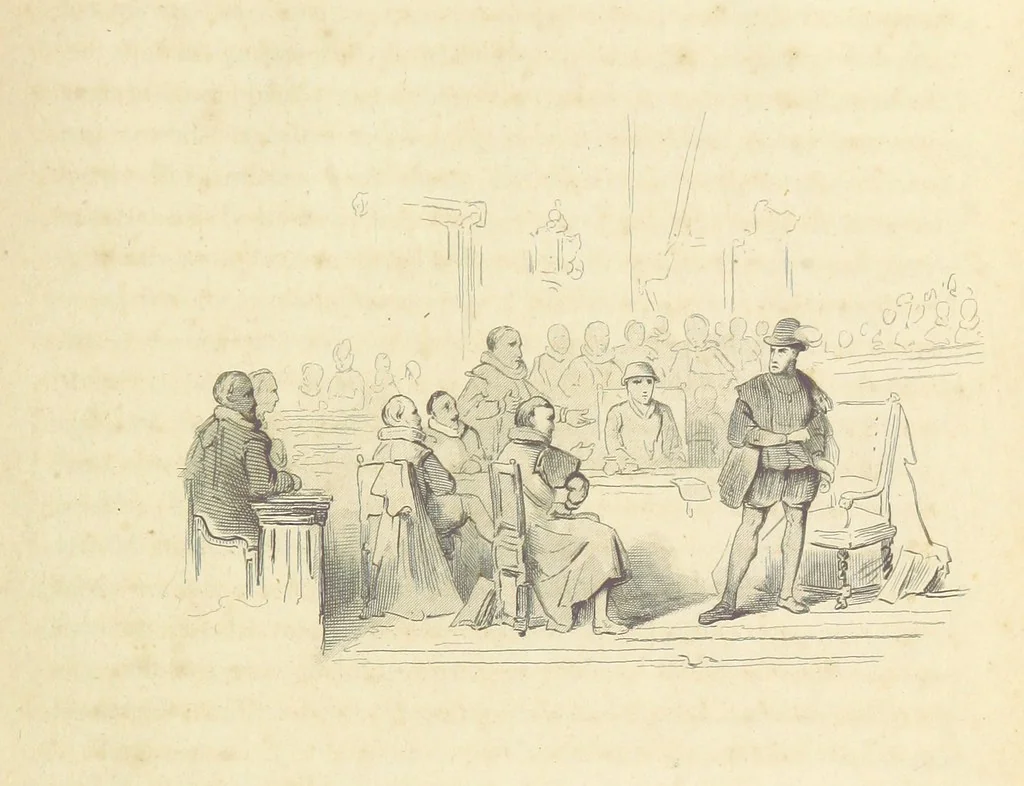An illustration from Herinneringen uit den worstelstrijd met Spanje ... Met op staal gegraveerde platen, 1853, leaf 47