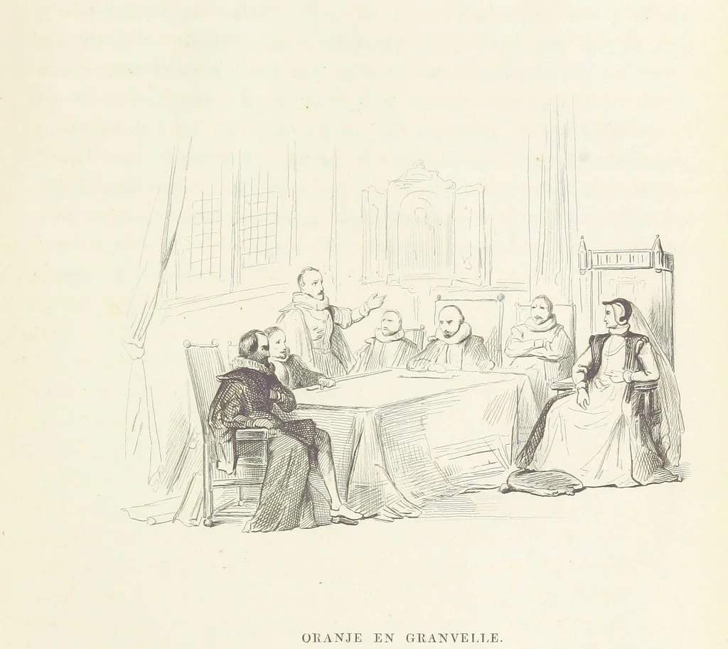 An illustration from Herinneringen uit den worstelstrijd met Spanje ... Met op staal gegraveerde platen, 1853, leaf 71