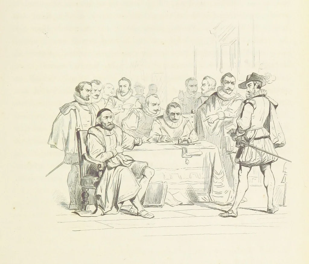 An illustration from Herinneringen uit den worstelstrijd met Spanje ... Met op staal gegraveerde platen, 1853, leaf 83