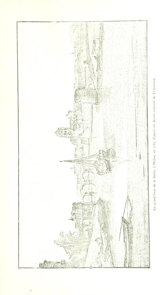 An illustration from Histoire de Melun depuis les temps les plus reculés, etc, 1887, leaf 433