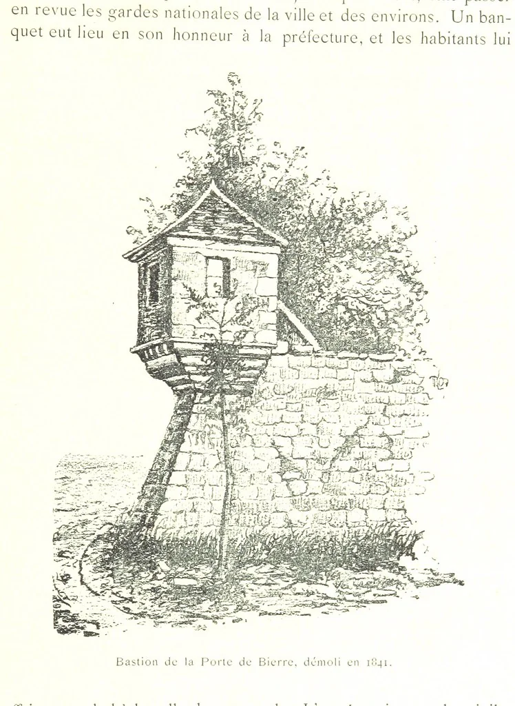 An illustration from Histoire de Melun depuis les temps les plus reculés, etc, 1887, leaf 503