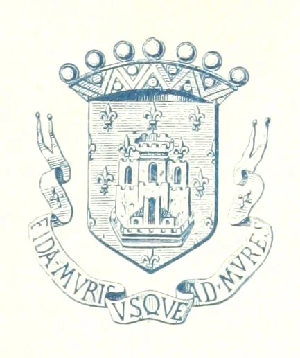 An illustration from Histoire de Melun depuis les temps les plus reculés, etc, 1887, leaf 9