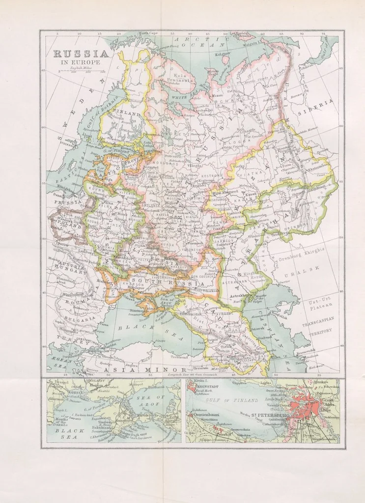 An illustration from The Empire of the Tsars and the Russians ... translated from the third French edition with annotations by Z. A. Ragozin, 1893, leaf 6