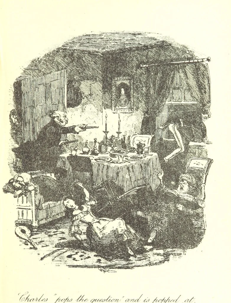 An illustration from Charles O'Malley, etc. [With illustrations, 1893, leaf 145