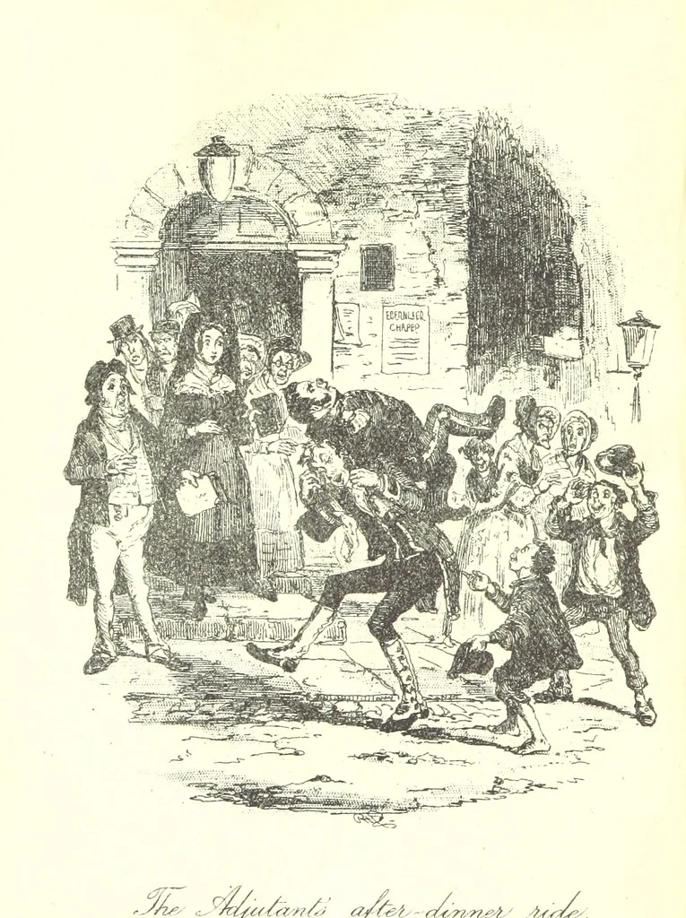 An illustration from Charles O'Malley, etc. [With illustrations, 1893, leaf 146