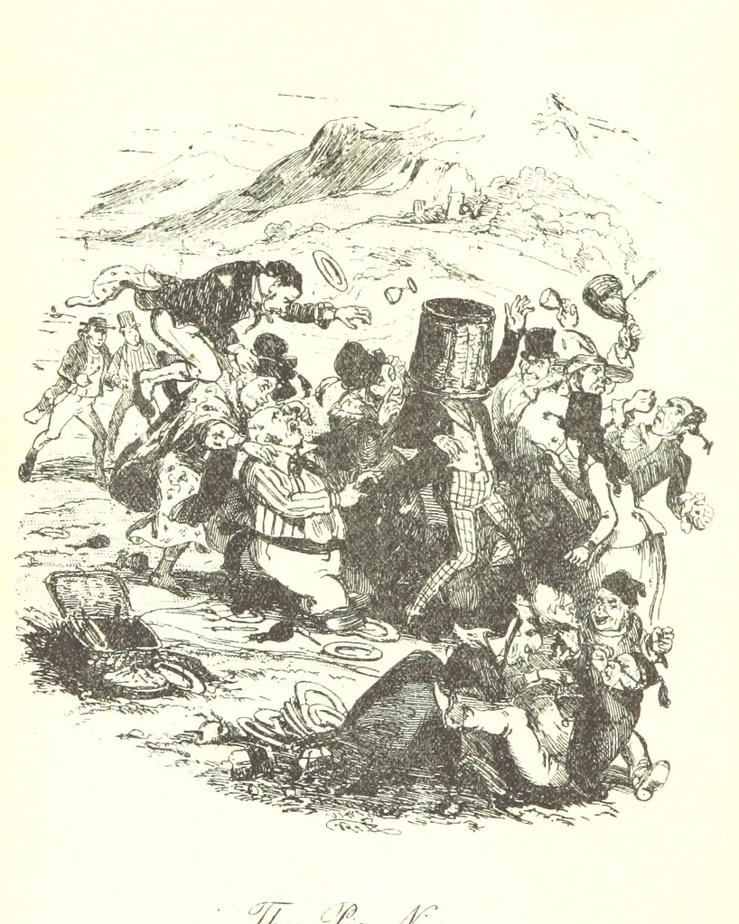 An illustration from Charles O'Malley, etc. [With illustrations, 1893, leaf 164