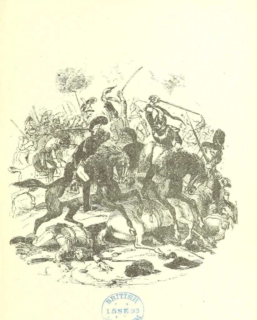 An illustration from Charles O'Malley, etc. [With illustrations, 1893, leaf 215