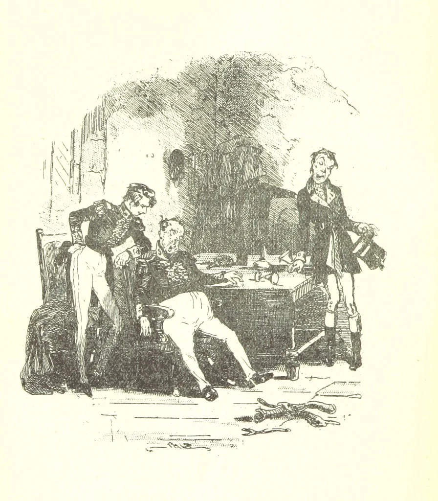 An illustration from Charles O'Malley, etc. [With illustrations, 1893, leaf 250