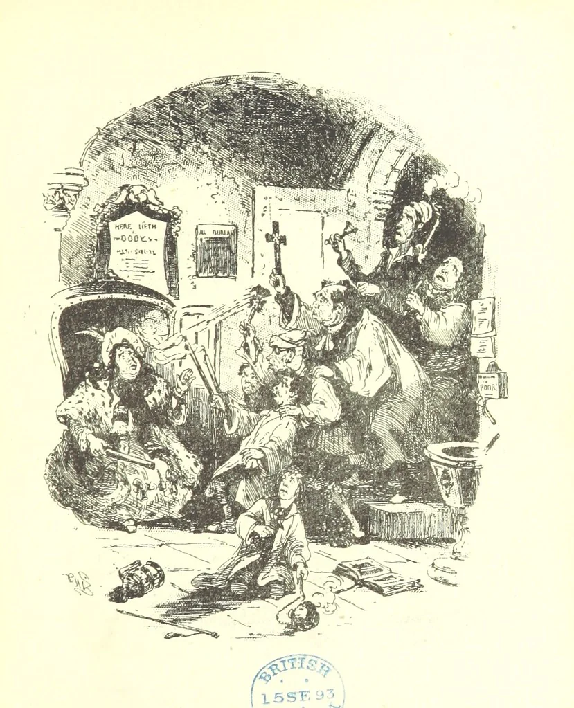 An illustration from Charles O'Malley, etc. [With illustrations, 1893, leaf 317