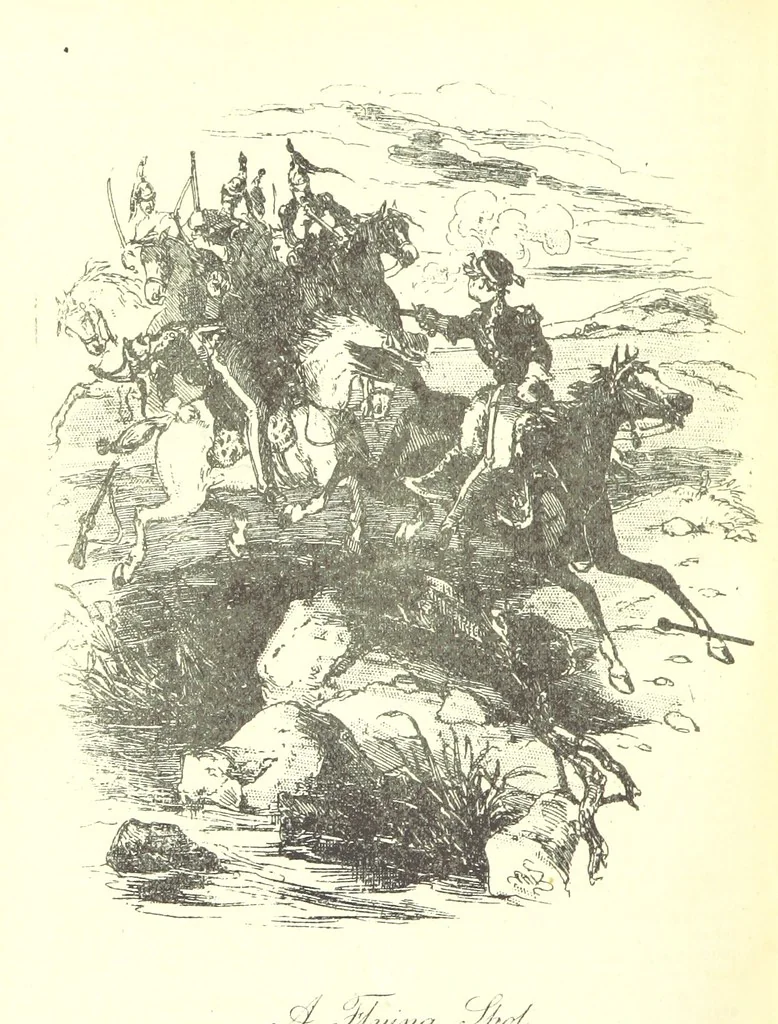 An illustration from Charles O'Malley, etc. [With illustrations, 1893, leaf 318