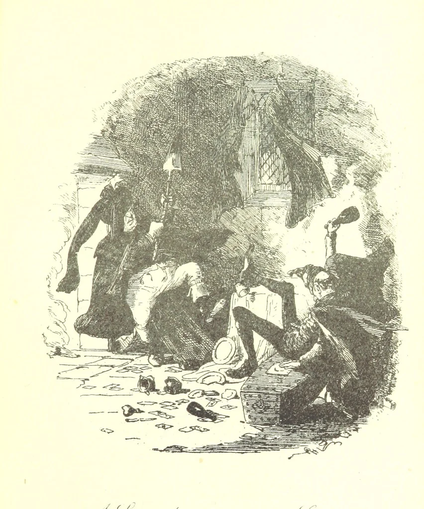 An illustration from Charles O'Malley, etc. [With illustrations, 1893, leaf 335