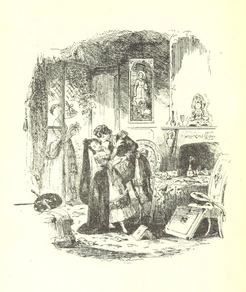 An illustration from Charles O'Malley, etc. [With illustrations, 1893, leaf 336