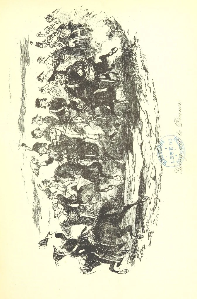 An illustration from Charles O'Malley, etc. [With illustrations, 1893, leaf 371